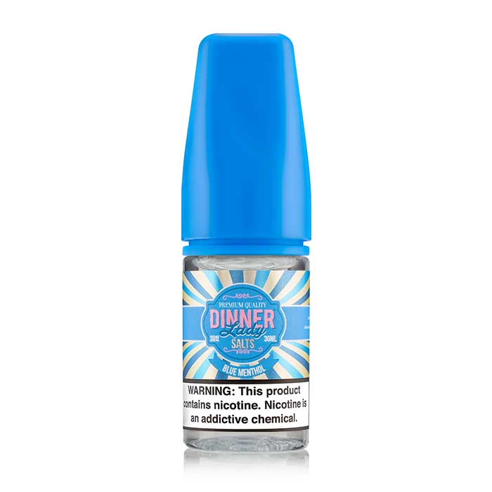 Blue Menthol - Dinner Lady Salts | 30ML Vape Juice | 30MG, 50MG | Vape Store