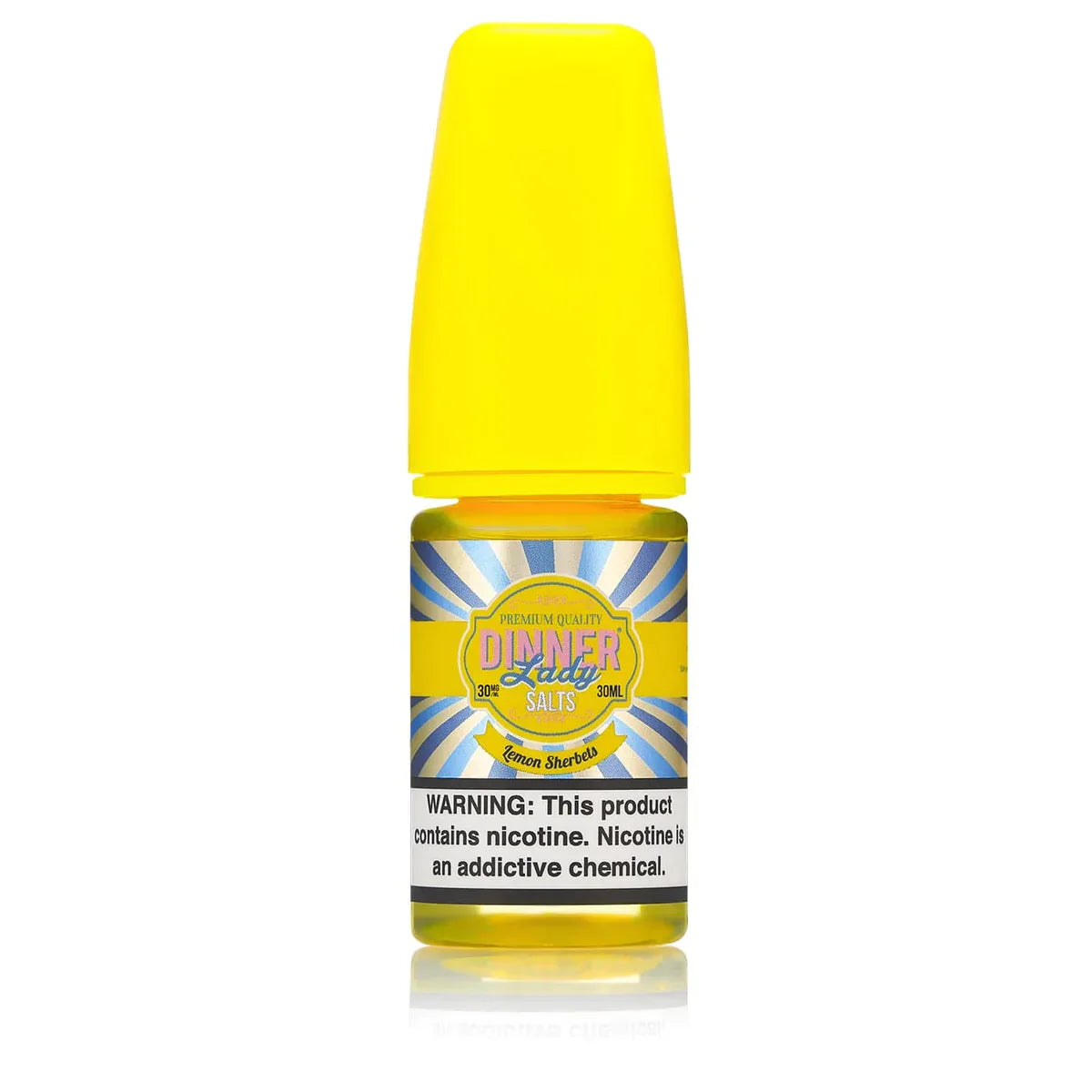 Lemon Sherbets Ice - Dinner Lady Salts | 30ML Vape Juice | 30MG, 50MG | Vape Store