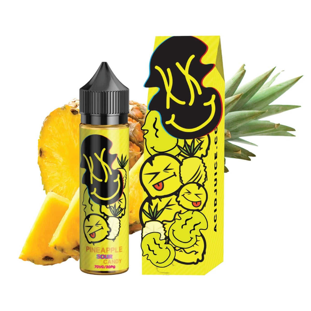 Pineapple Sour Candy - Acid Juice by Nasty Juice| 60ML Vape Juice | 0MG, 3MG, 6MG | Vape Store