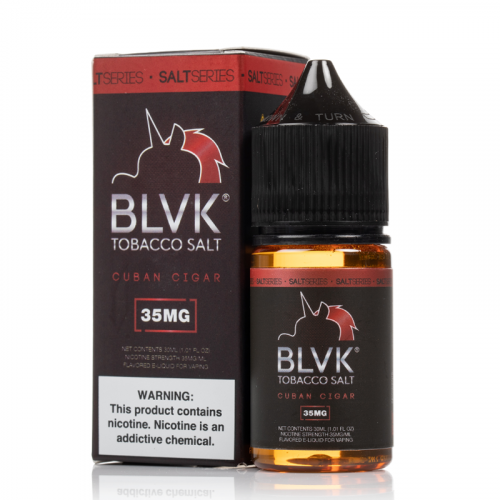 Cuban Cigar - BLVK Salt | 30ML Vape Juice | 50MG | Vape Store