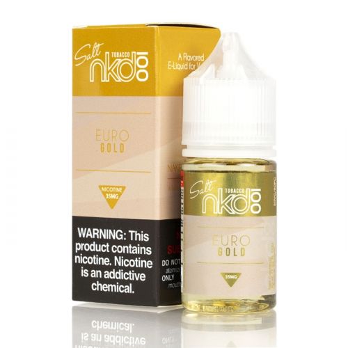 Euro Gold - Naked 100 Salt | 30Ml Vape Juice | 35MG, 50MG | Vape Store