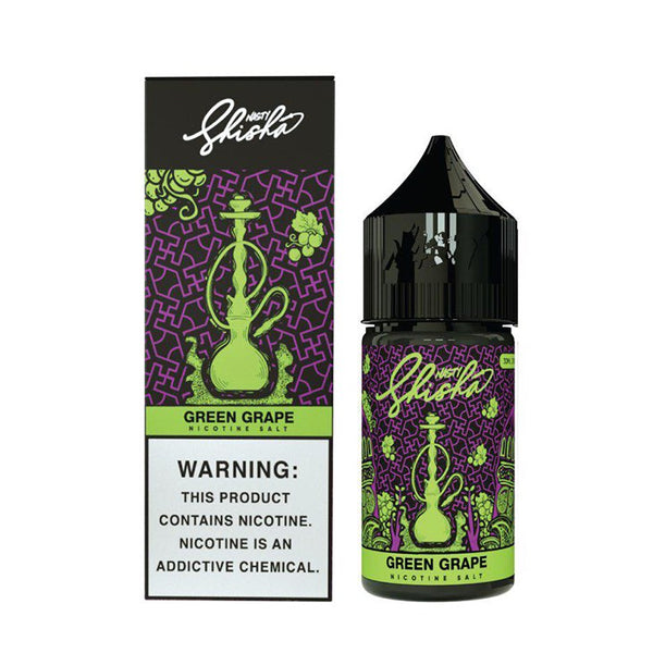 Green Grape - Nasty Shisha Salt | 30ML Vape Juice | 35MG, 50MG | Vape Store