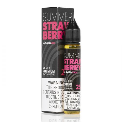 Summer Strawberry - VGod SaltNic | 30Ml Vape Juice | 25MG, 50MG | Vape Store