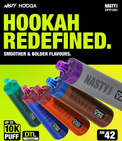 Nasty Bar Hooqa DFR10Ki DTL Disposable 3mg India | Vape Store