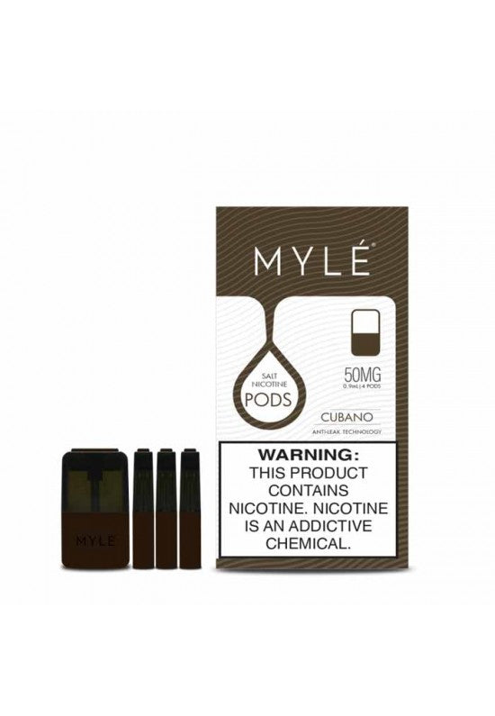 Cubano - MYLÉ Pods | 4 Pack | 2nd Generation Compatible | Vape Store