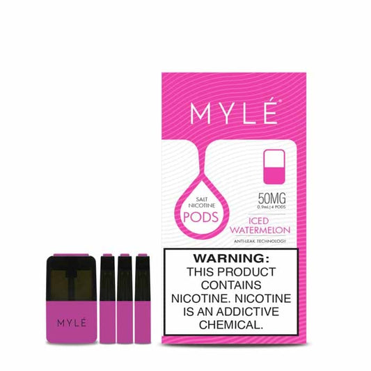 Iced Watermelon - MYLÉ Pods | 4 Pack | 2nd Generation Compatible | Vape Store