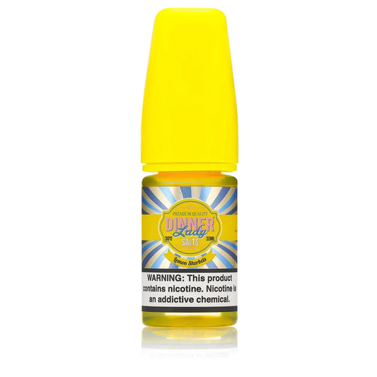 Lemon Sherbets Ice - Dinner Lady Salts | 30ML Vape Juice | 30MG, 50MG | Vape Store