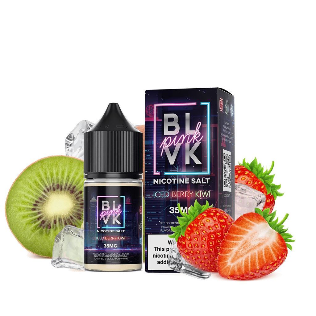 Iced Berry Kiwi - BLVK Salt | 30ML Vape Juice | 35MG | Vape Store