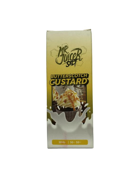 Butterscotch Custard - Mr. Juicer | 30ML Vape Juice | 50MG | Vape Store