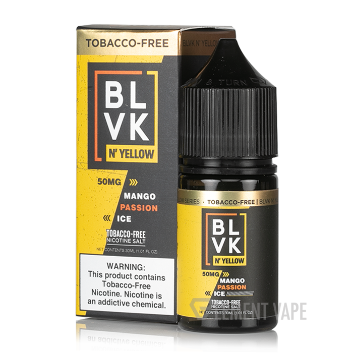 Mango Passion Ice - Blvk N' Yellow Salts | 30ML Vape Juice | 35MG, 50MG | Vape Store