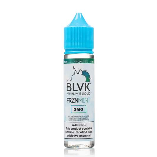 FRZN Mint - BLVK Unicorn | 60ML Vape Juice | 3MG | Vape Store