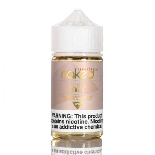 Euro Gold - Naked 100 Tobacco | 60ML Vape Juice | 3MG, 6MG | Vape Store