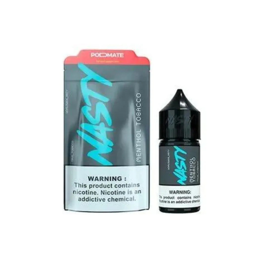 Menthol Tobacco - Nasty Podmate Salt | 30ML Vape Juice | 35MG, 50MG | Vape Store