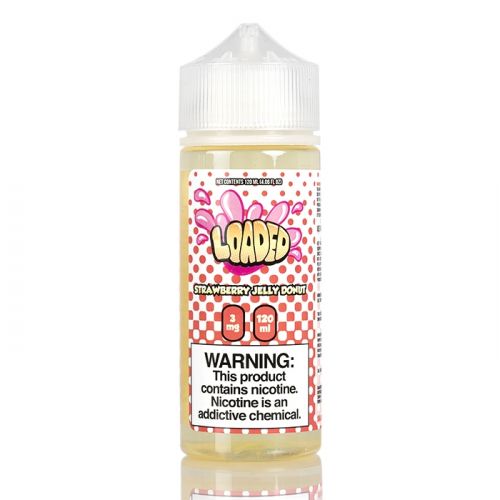 Strawberry Jelly Donut by Loaded | 120ML Vape Juice | 0MG | Vape Store