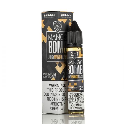 Mango Bomb - VGod SaltNic | 30ML Vape Juice | 25MG, 50MG | Vape Store