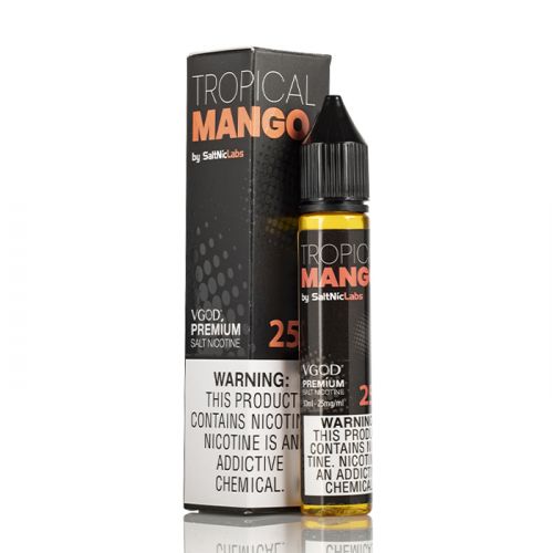 Tropical Mango - VGod SaltNic | 30ML Vape Juice | 25MG, 50MG | Vape Store