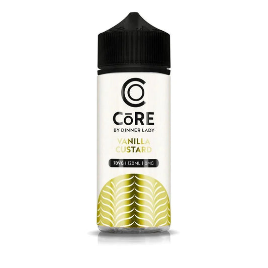 Vanilla Custard - Core by Dinner Lady | 120Ml Vape Juice | 3MG, 6MG | Vape Store